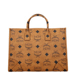 MCM Borse a Mano Donna Pelle Marrone Cognac