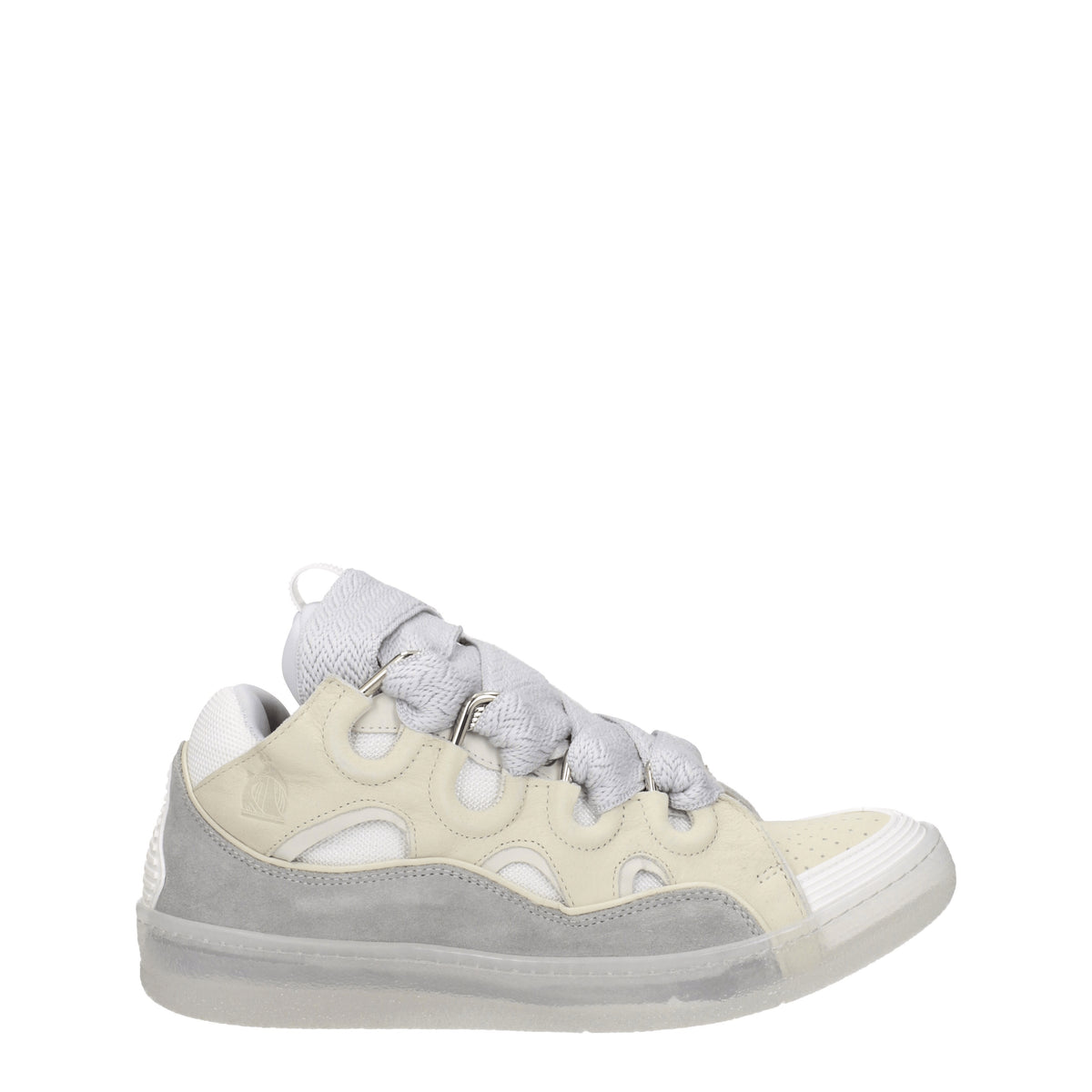 Lanvin Sneakers curb Uomo Camoscio Beige