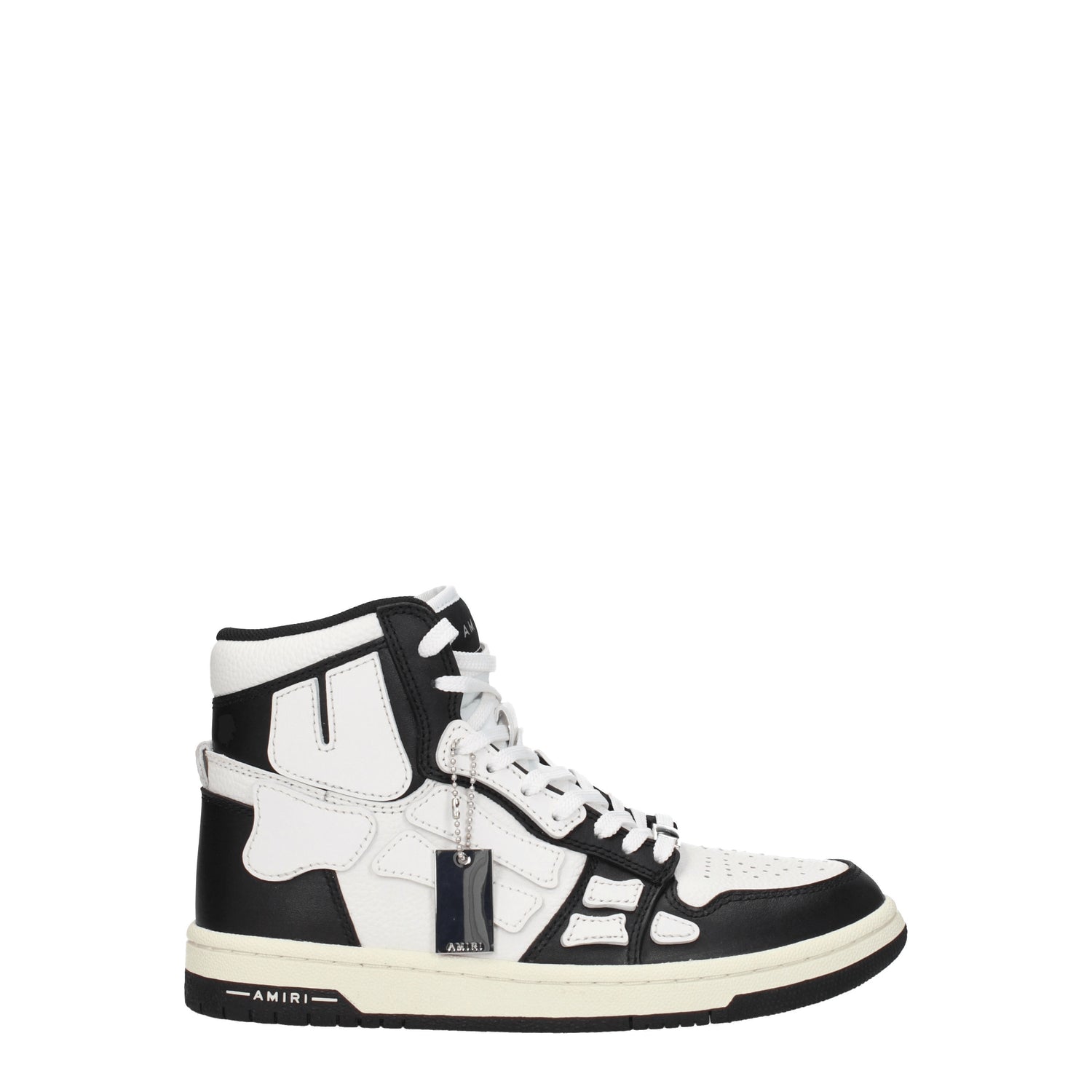 Amiri Sneakers Donna Pelle Nero Bianco