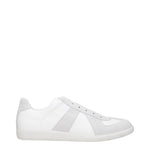 Maison Margiela Sneakers Uomo Pelle Bianco Grigio