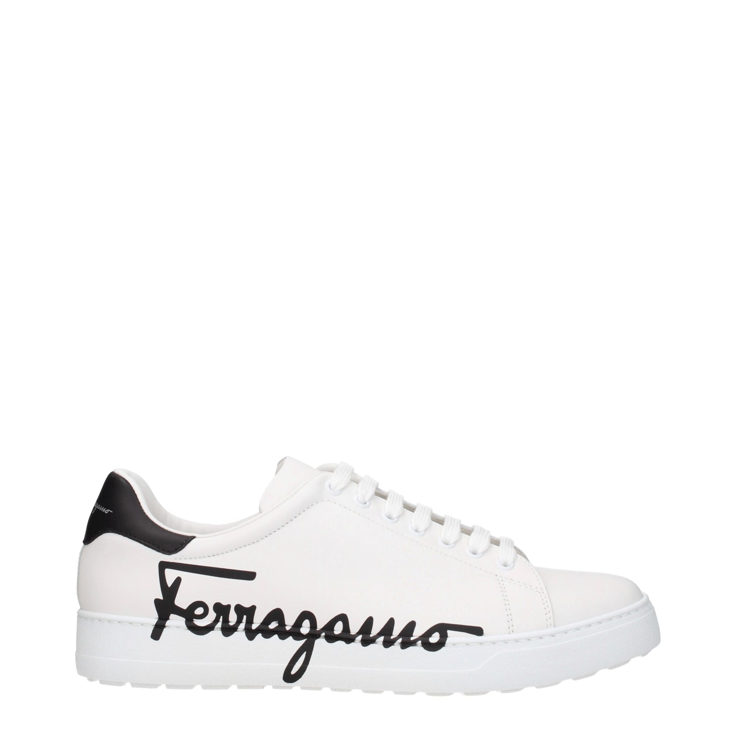 Salvatore Ferragamo Sneakers naruto Uomo Pelle Bianco Nero