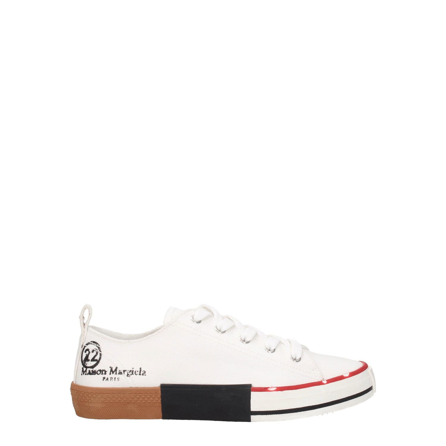 Maison Margiela Sneakers Donna Tessuto Bianco