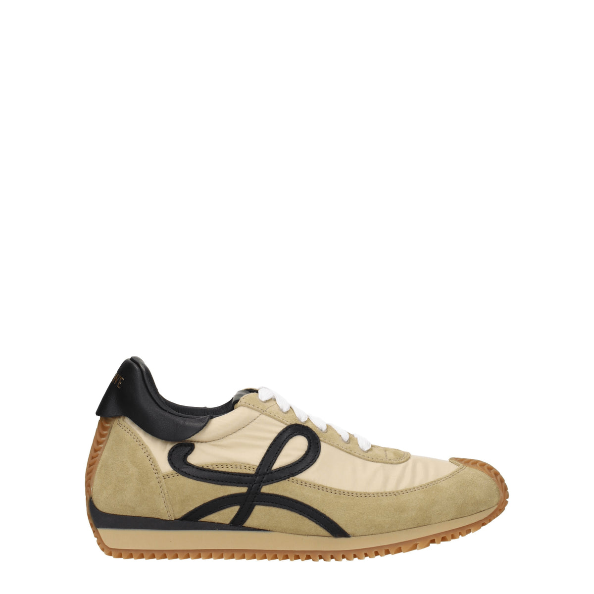 Loewe Sneakers Donna Camoscio Beige Oro