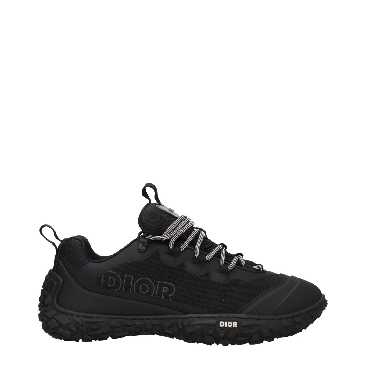 Christian Dior Sneakers Uomo Tessuto Nero Nero