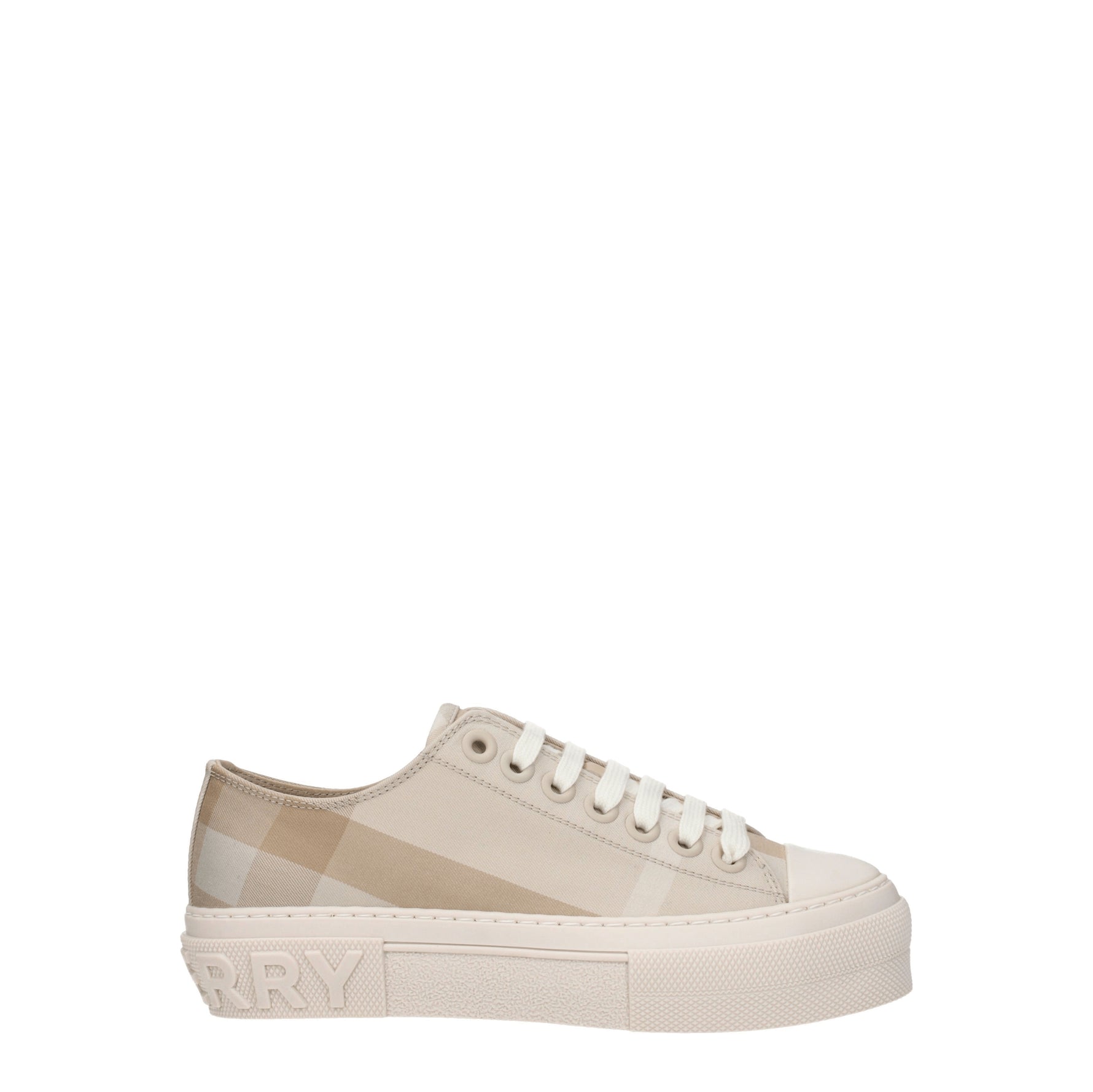 Burberry Sneakers Donna Tessuto Beige