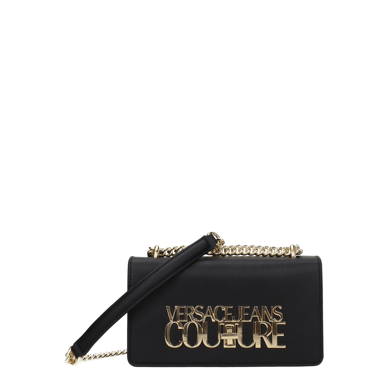 Versace Jeans Borse a Tracolla couture Donna Poliuretano Nero