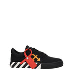 Off-White Sneakers vulcanized Uomo Tessuto Nero Arancione