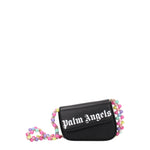 Palm Angels Borse a Spalla Donna Pelle Nero