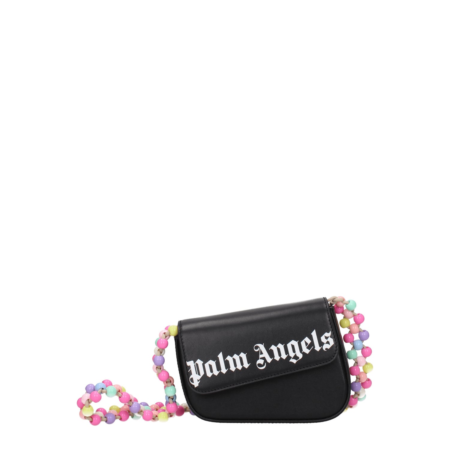 Palm Angels Borse a Spalla Donna Pelle Nero