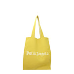 Palm Angels Borse a Spalla Donna Tessuto Giallo Bianco