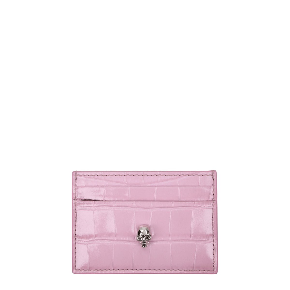 Alexander McQueen Portadocumenti Donna Pelle Rosa