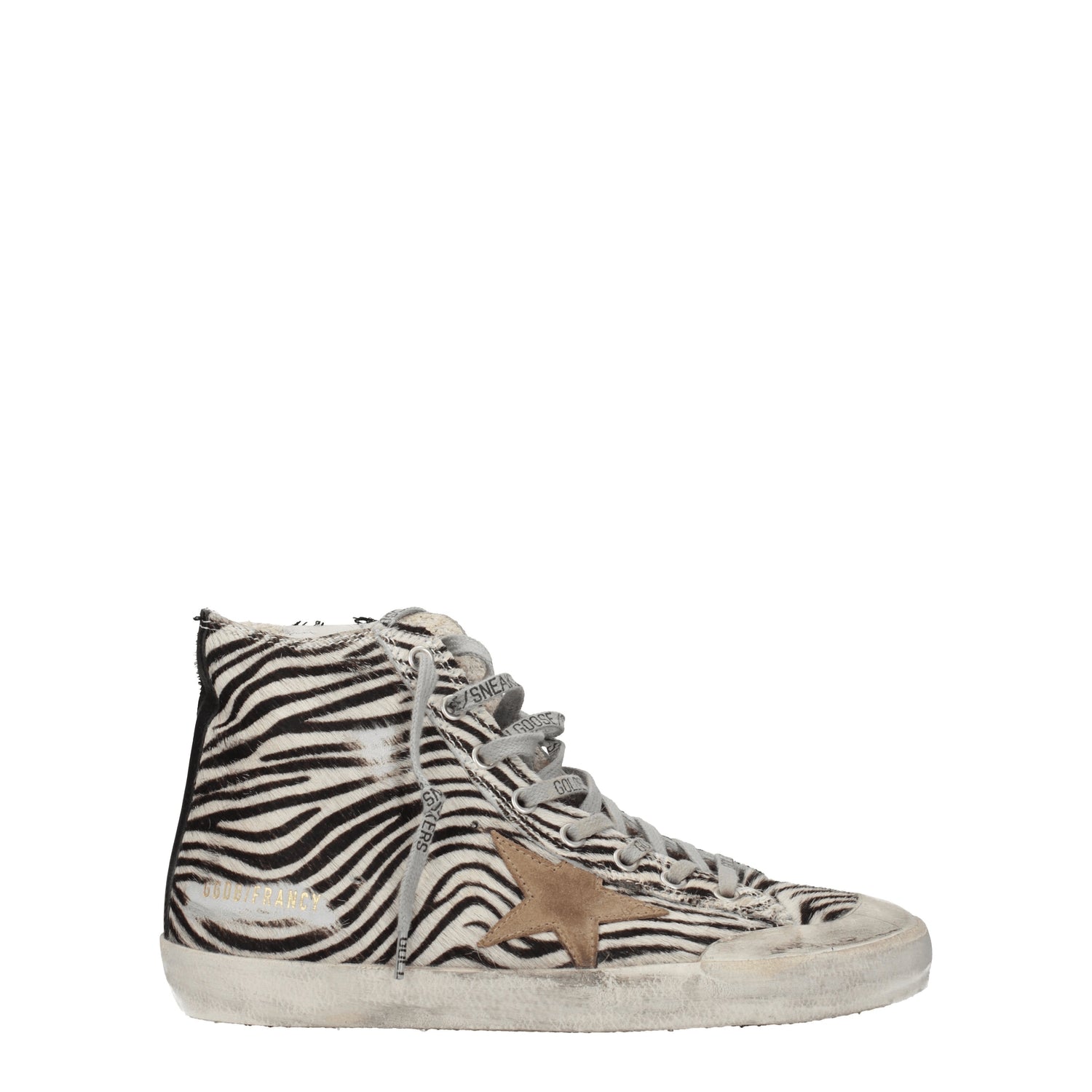 Golden Goose Sneakers francy Donna Cavallino Bianco Nero