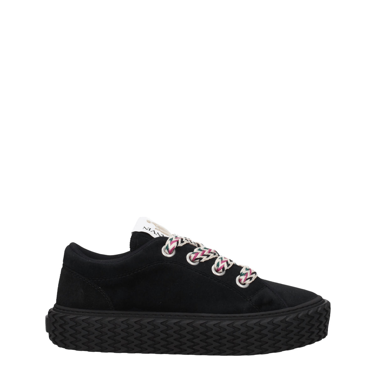 Lanvin Sneakers curbies Uomo Velluto Nero