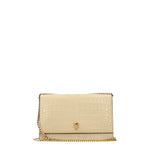 Alexander McQueen Pochette Donna Pelle Beige Sabbia