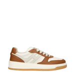 Hogan Sneakers h630 memory foam Uomo Pelle Bianco Marrone