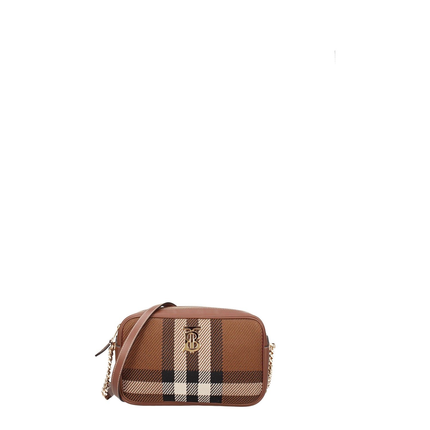 Burberry Borse a Tracolla lola Donna Tessuto Marrone