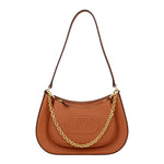 MCM Borse a Spalla Donna Pelle Marrone Cognac