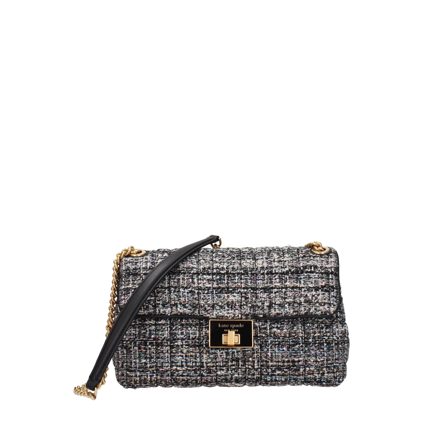 Kate Spade Borse a Spalla evelyn Donna Tessuto Nero Multicolore