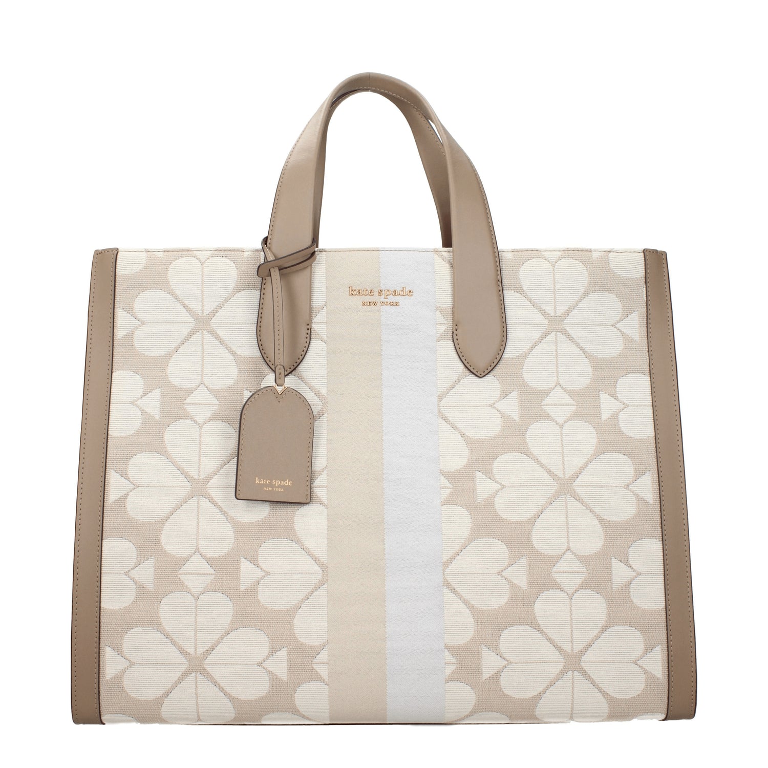 Kate Spade Borse a Mano Donna Tessuto Beige