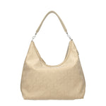 MCM Borse a Spalla Donna Tessuto Beige