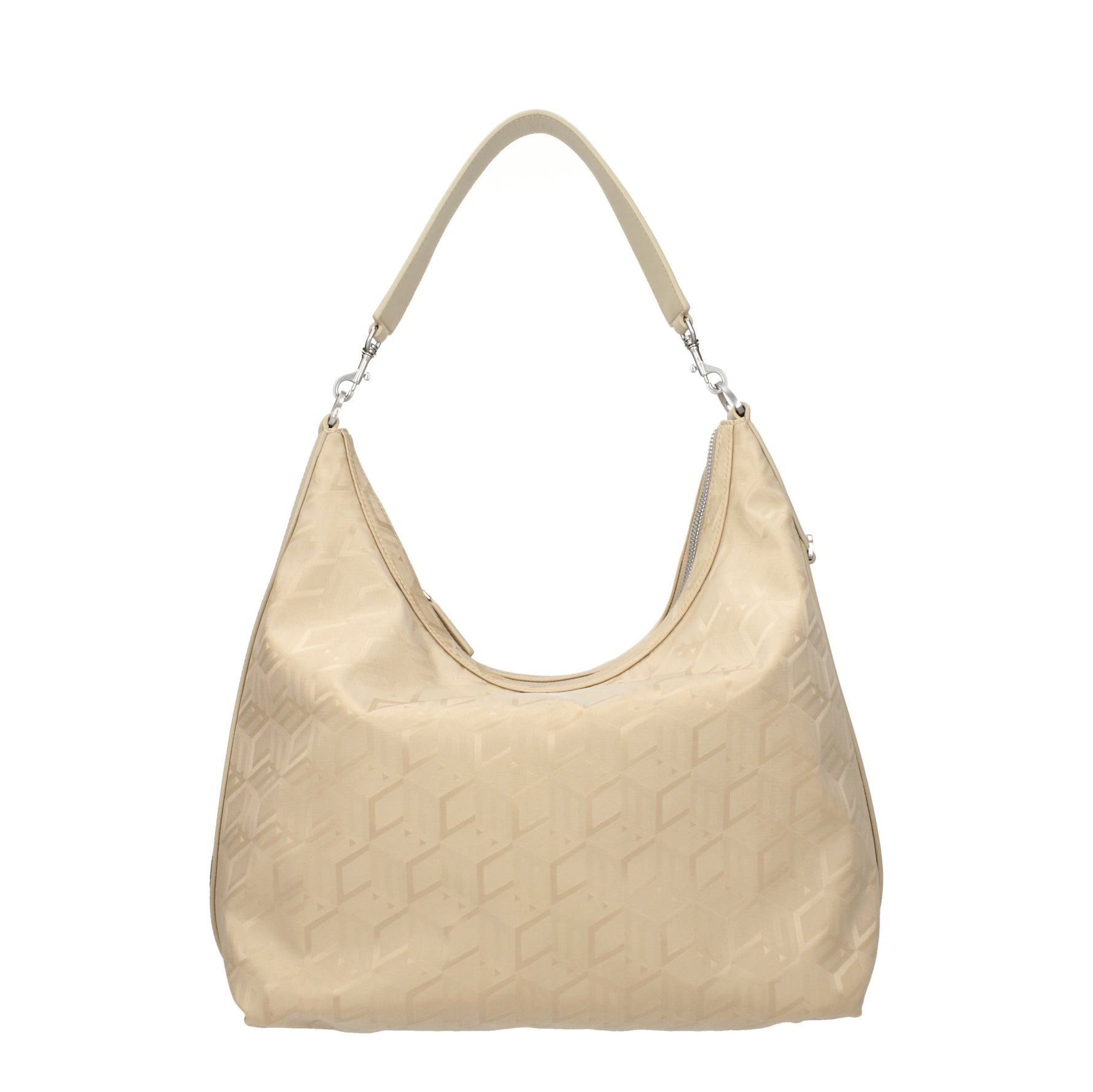 MCM Borse a Spalla Donna Tessuto Beige