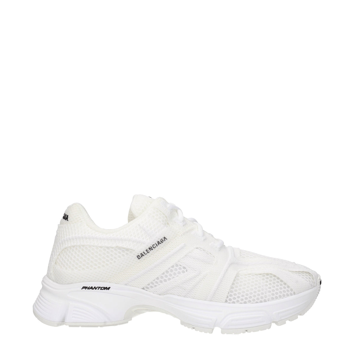 Balenciaga Sneakers phantom Uomo Tessuto Bianco Bianco Sporco