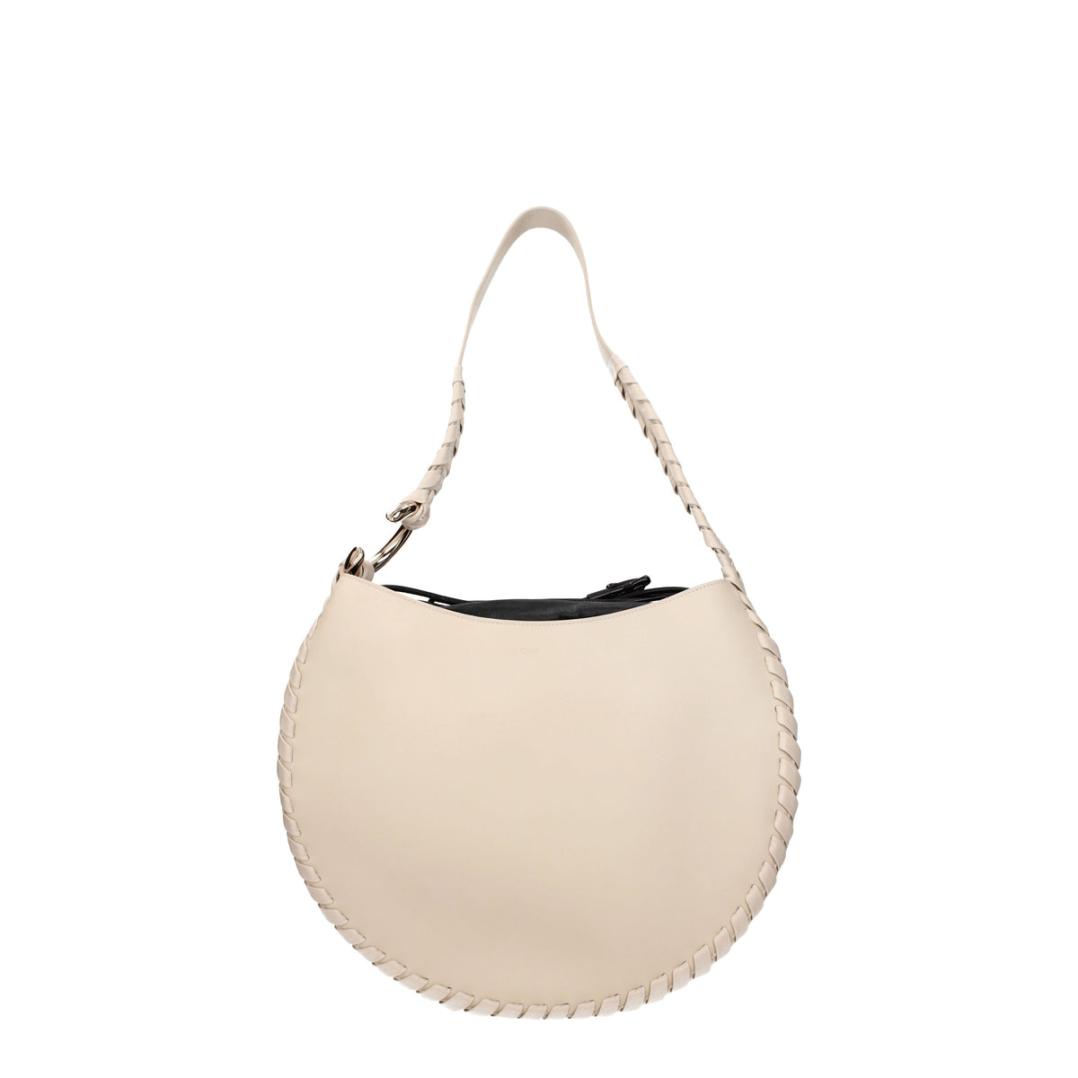 Chloé Borse a Spalla mate hobo Donna Pelle Beige Nudo