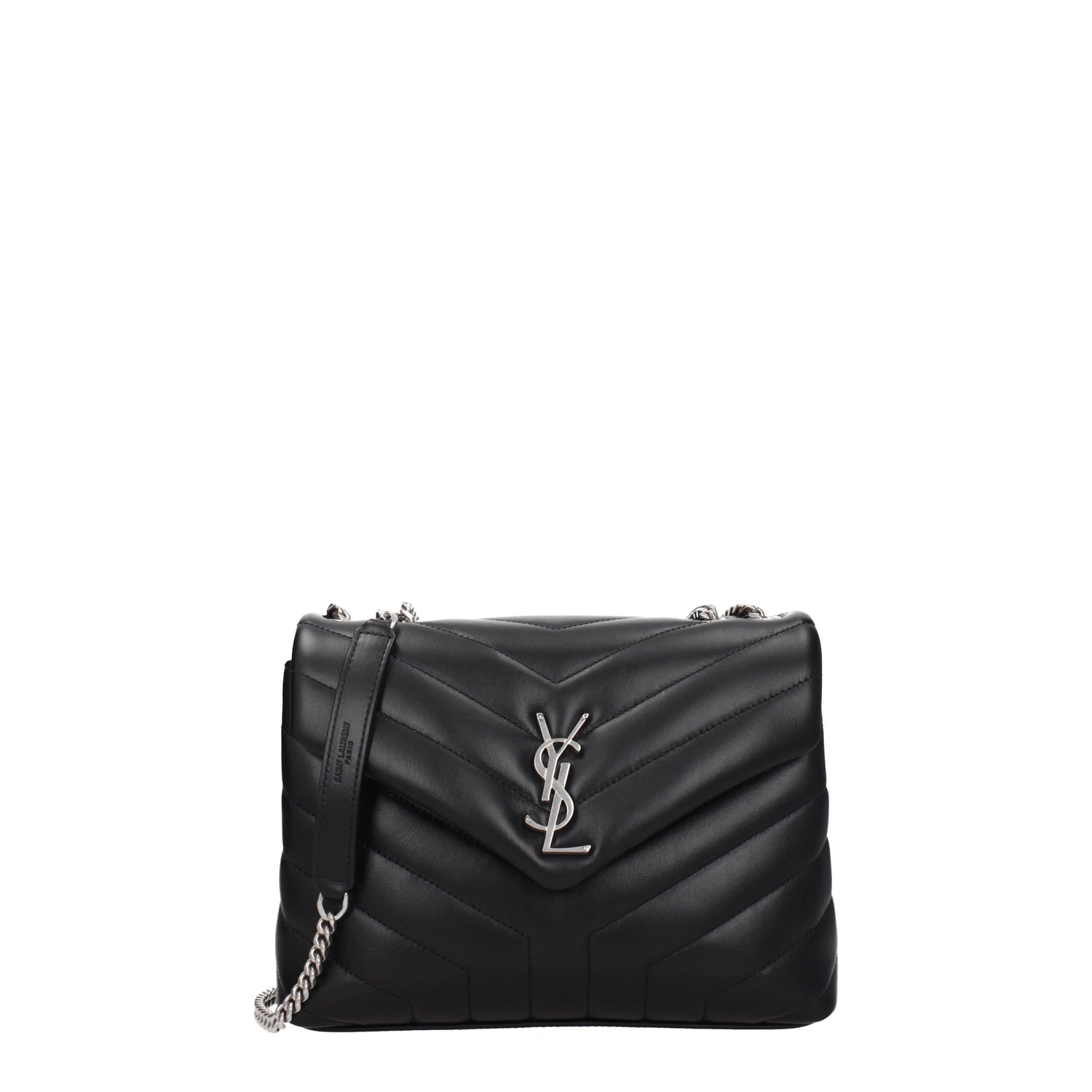 Saint Laurent Borse a Spalla loulou Donna Pelle Nero