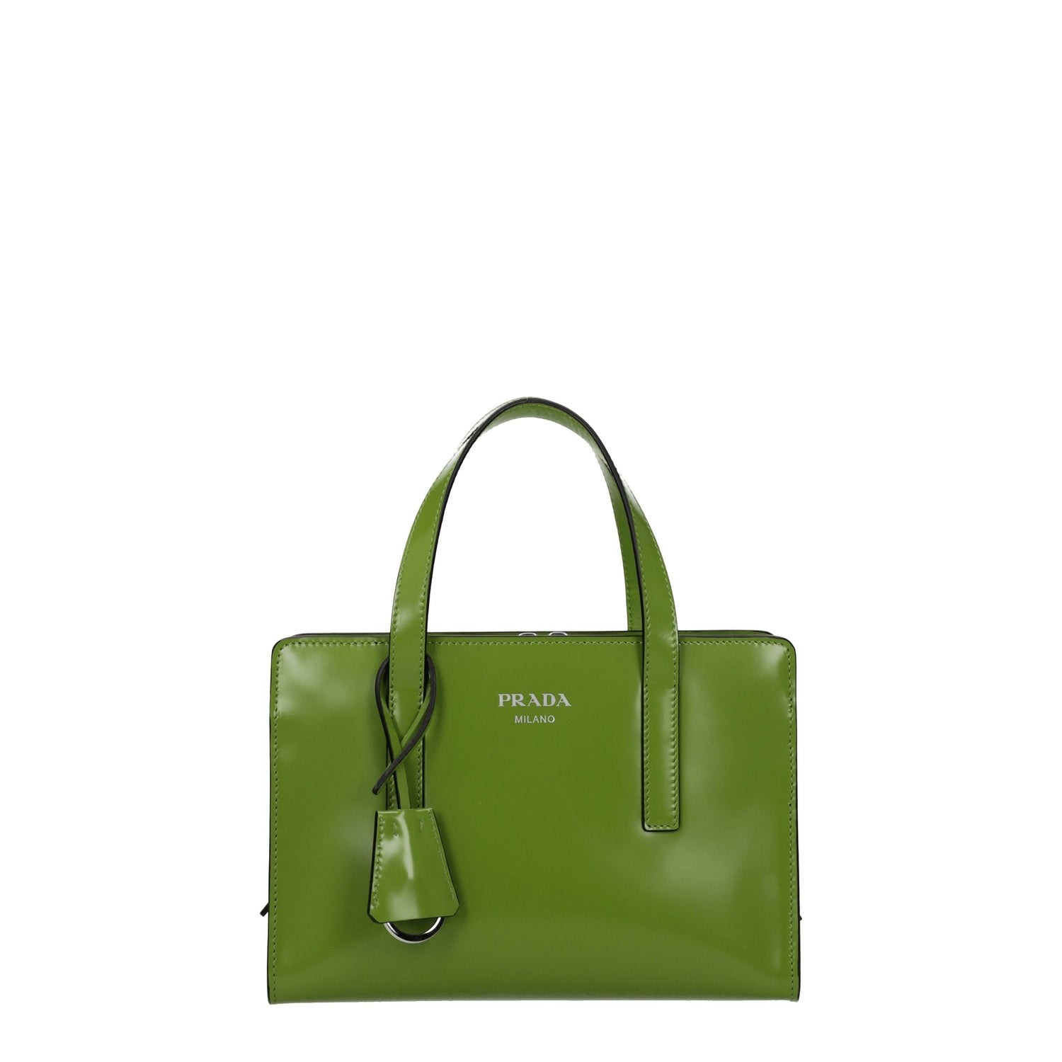 Prada Borse a Mano Donna Pelle Verde Felce