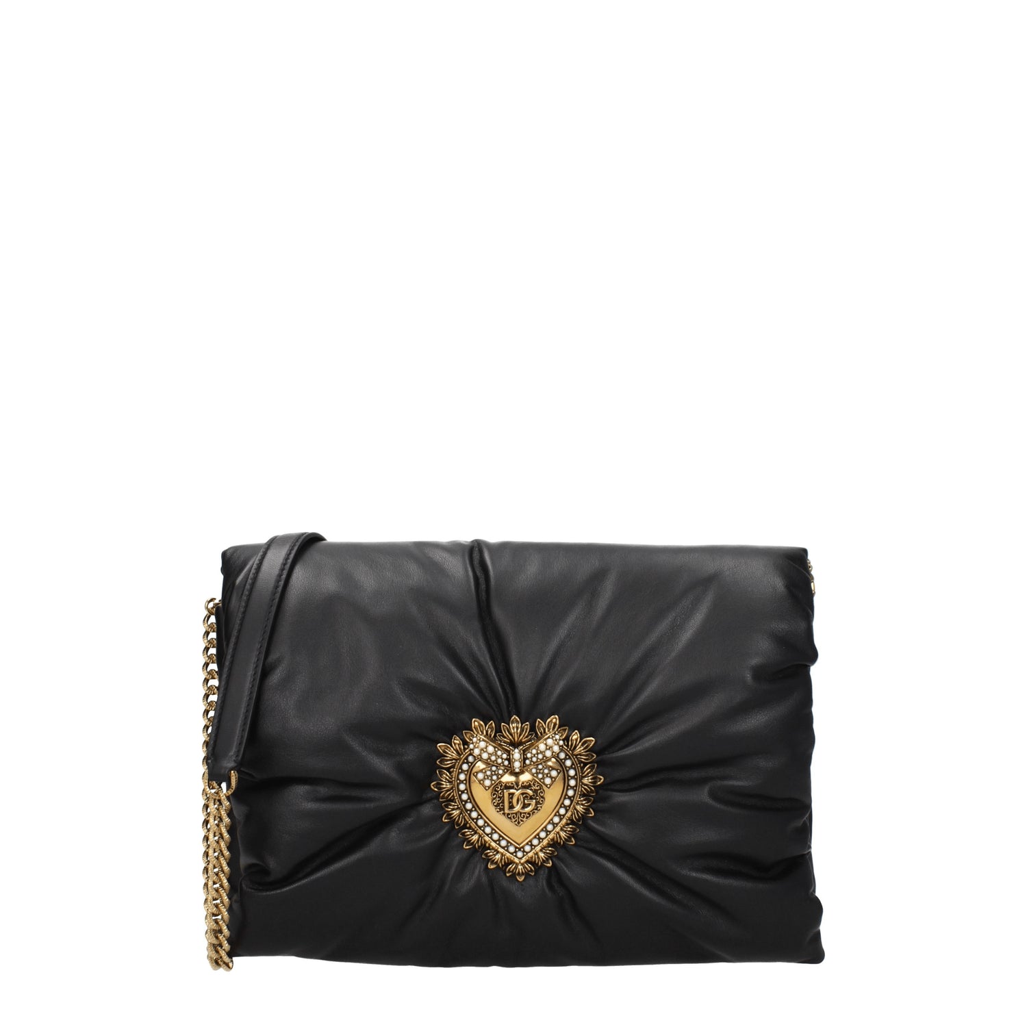 Dolce&Gabbana Pochette devotion Donna Pelle Nero