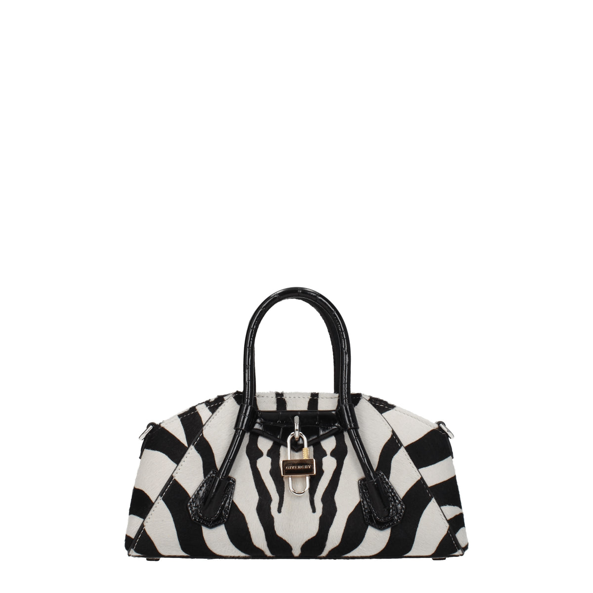 Givenchy Borse a Mano stretch Donna Cavallino Nero Bianco