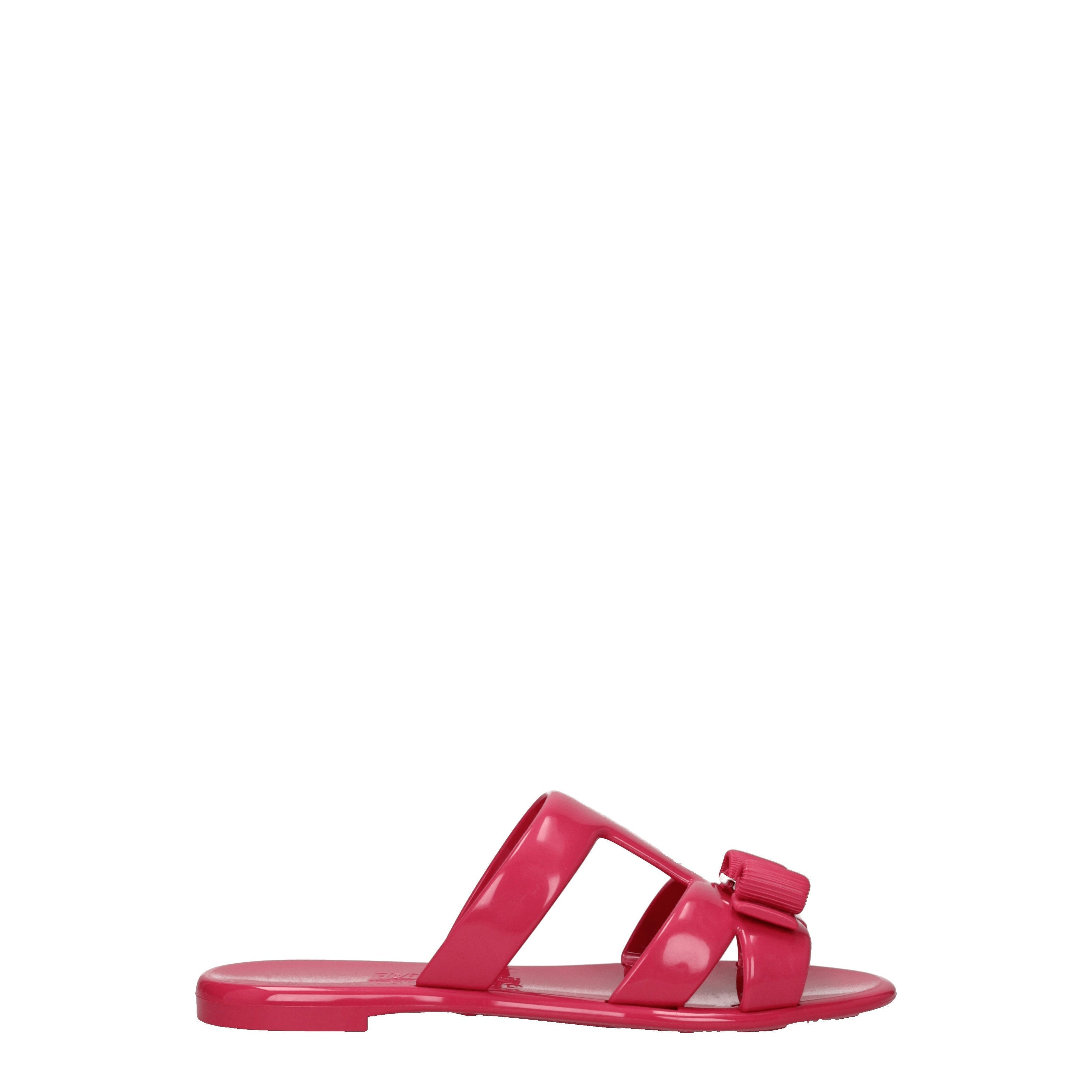 Salvatore Ferragamo Slippers and Clogs Women PVC Pink B Exit B Exit top shop online