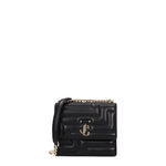 Jimmy Choo Borse a Tracolla avenue quad Donna Pelle Nero Oro