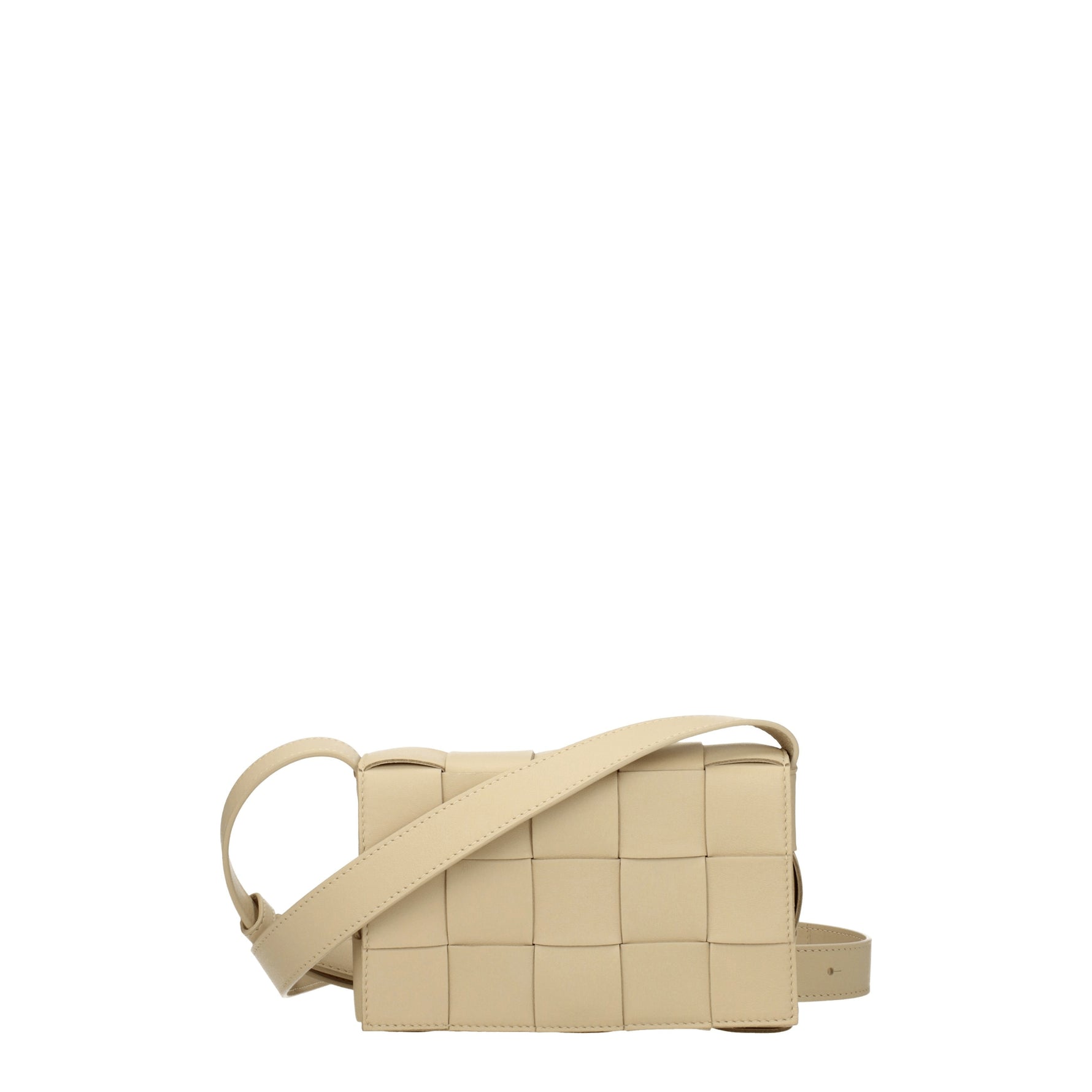 Bottega Veneta Borse a Spalla cassette small Donna Pelle Beige