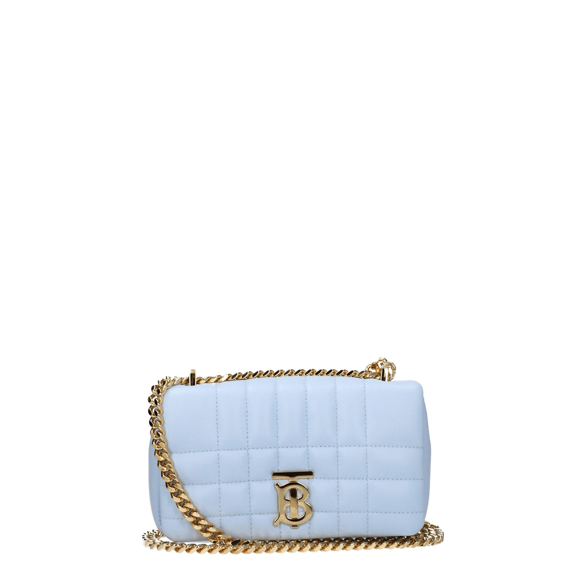 Burberry Borse a Spalla lola Donna Pelle Celeste Pale Blue