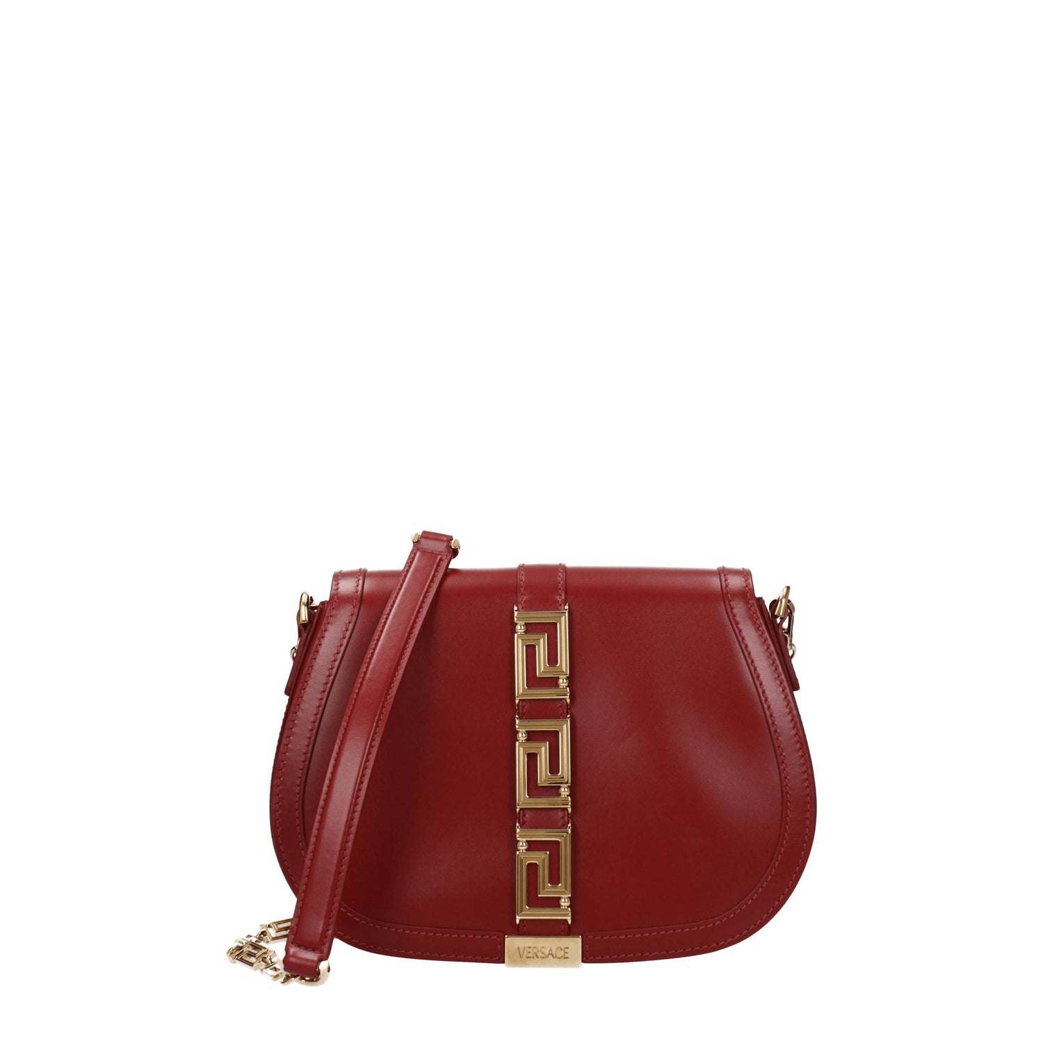 Versace Borse a Tracolla goddess Donna Pelle Rosso Bordeaux