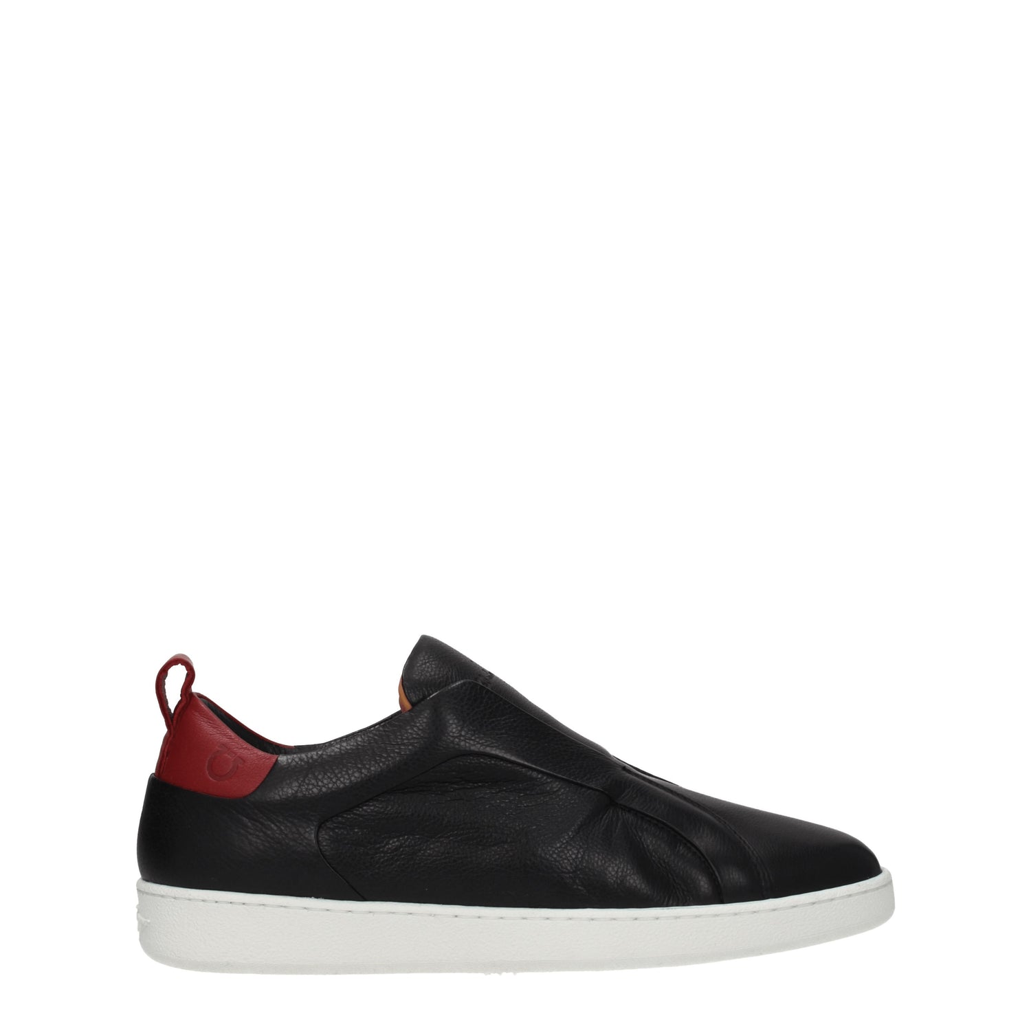 Salvatore Ferragamo Sneakers garda Uomo Pelle Nero Rosso