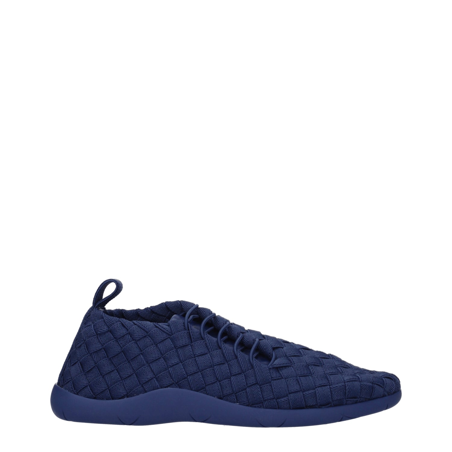 Bottega Veneta Sneakers Uomo Tessuto Blu