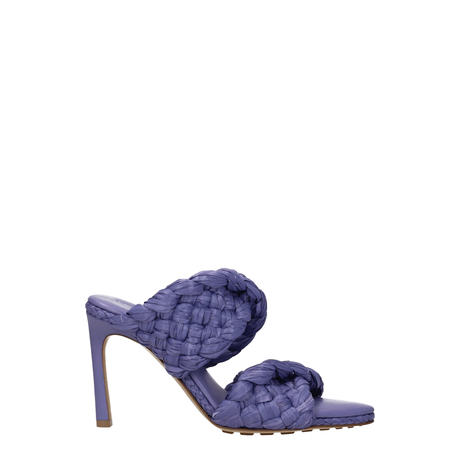 Bottega Veneta Sandali Donna Rafia Viola Lavanda