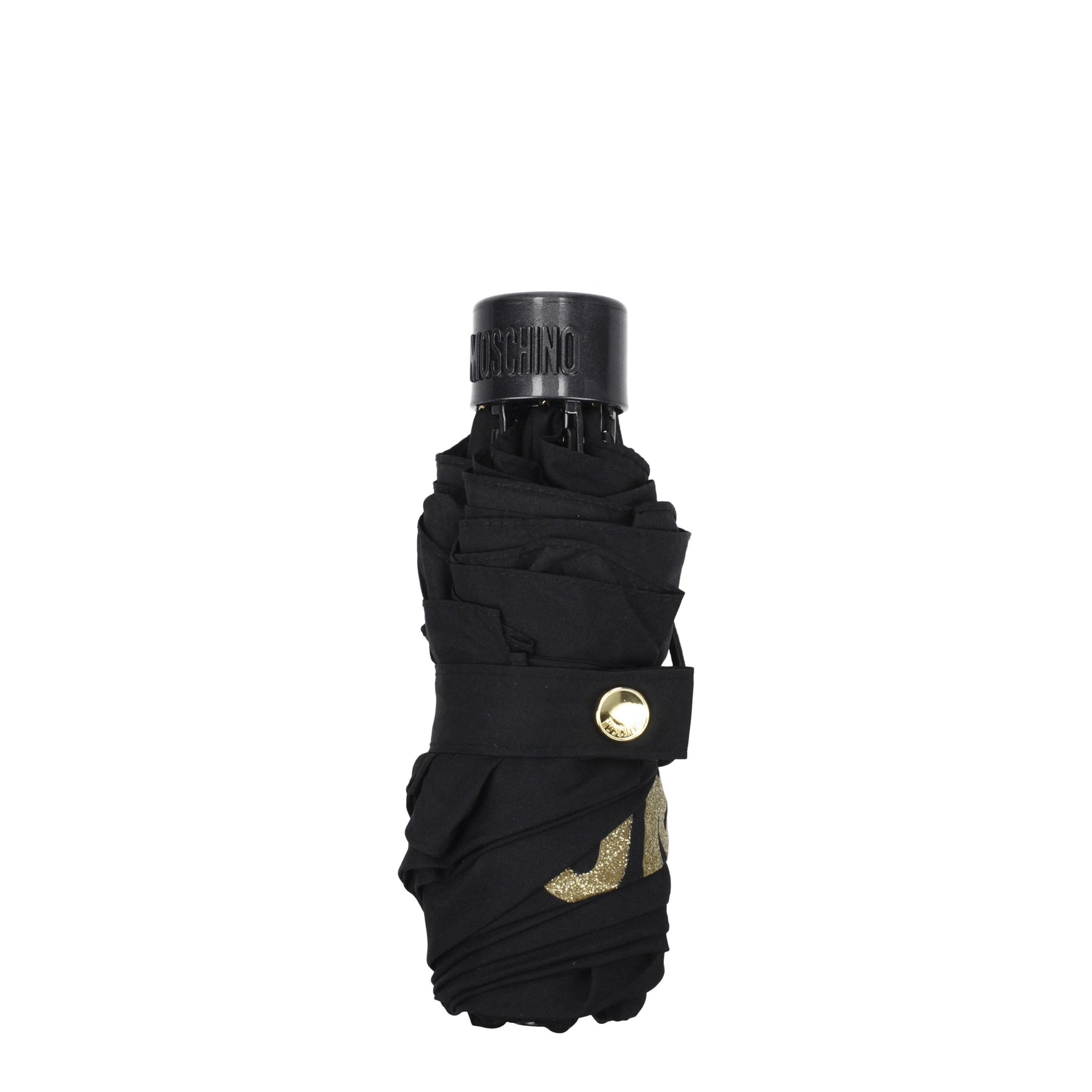 Moschino Ombrelli couture Donna Poliestere Nero Oro