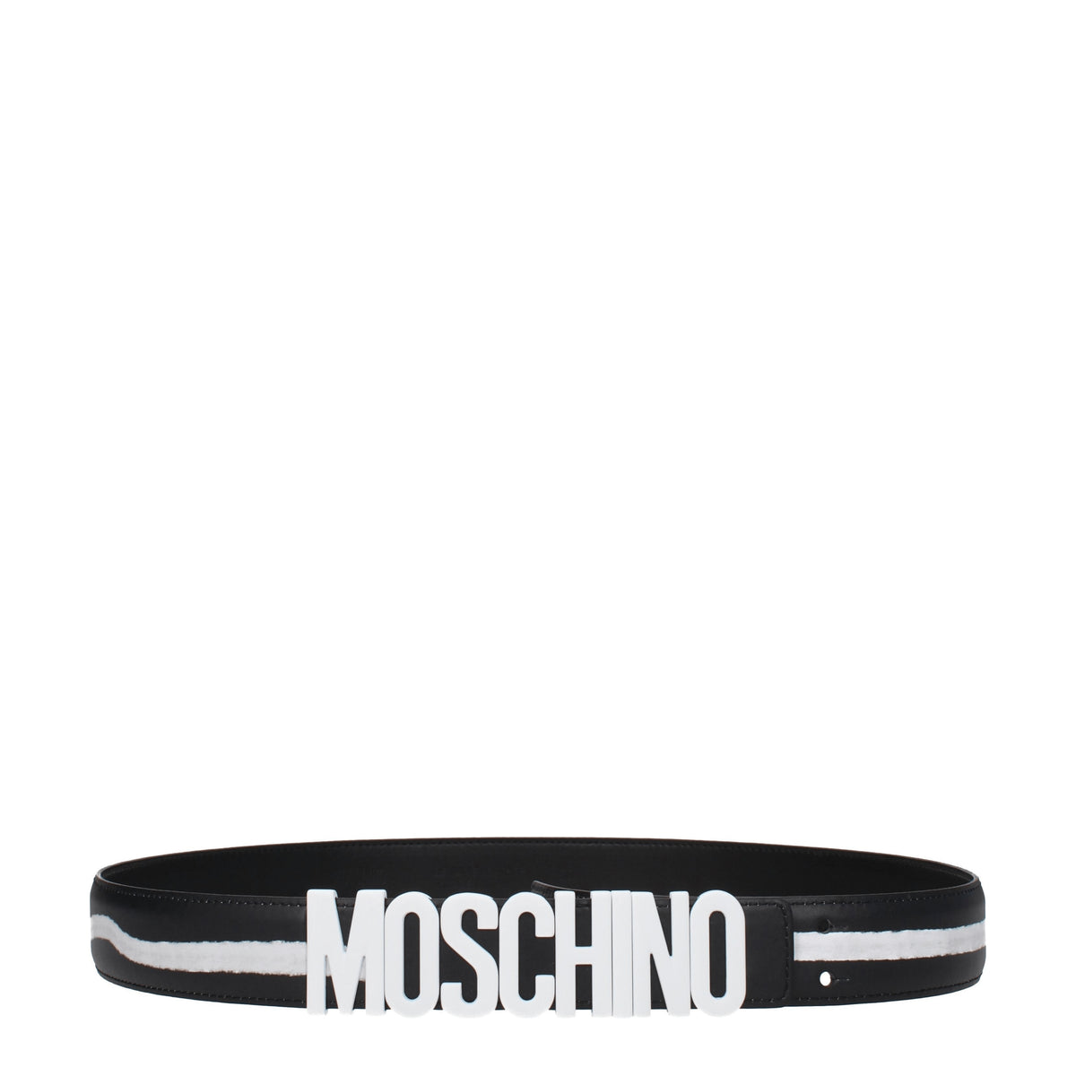 Moschino Cinture Regular Donna Pelle Nero