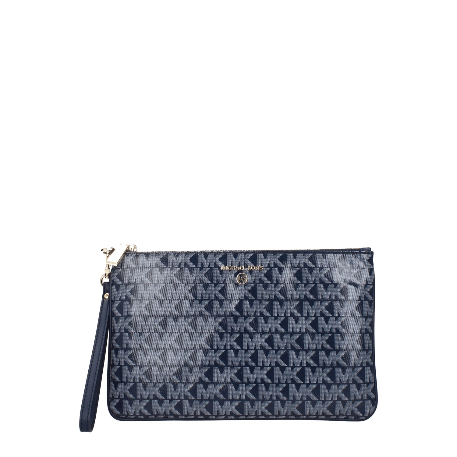 Michael Kors Pochette Donna Tessuto Blu Blu Navy