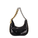 Stella McCartney Borse a Spalla Donna Paillettes Nero