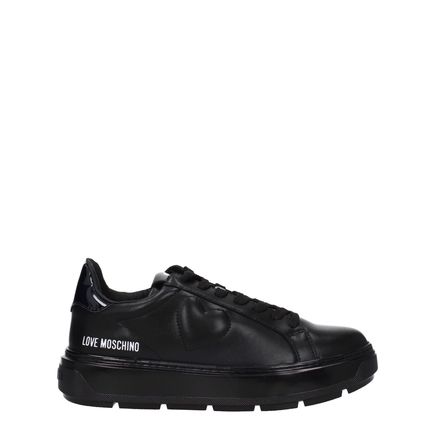 Love Moschino Sneakers Donna Pelle Nero