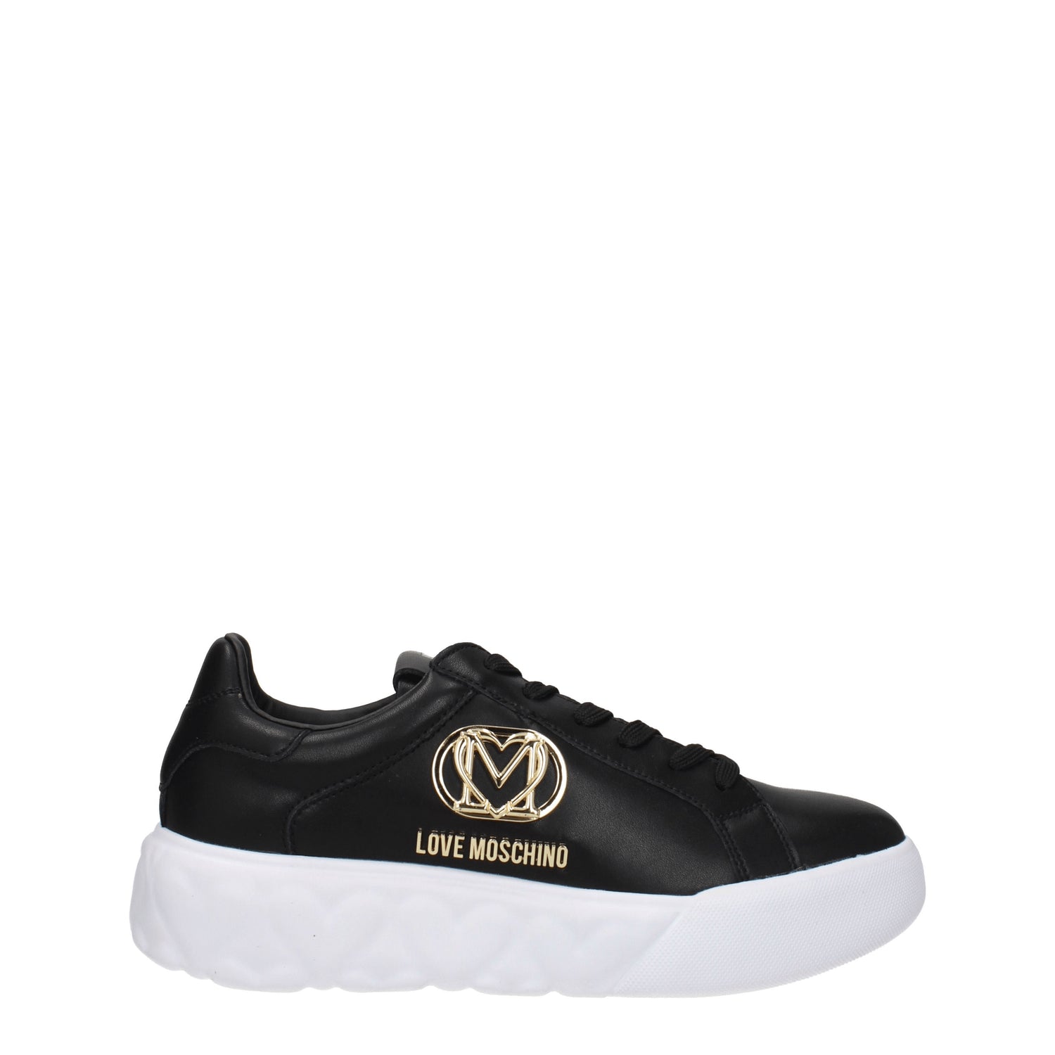 Love Moschino Sneakers Donna Pelle Nero