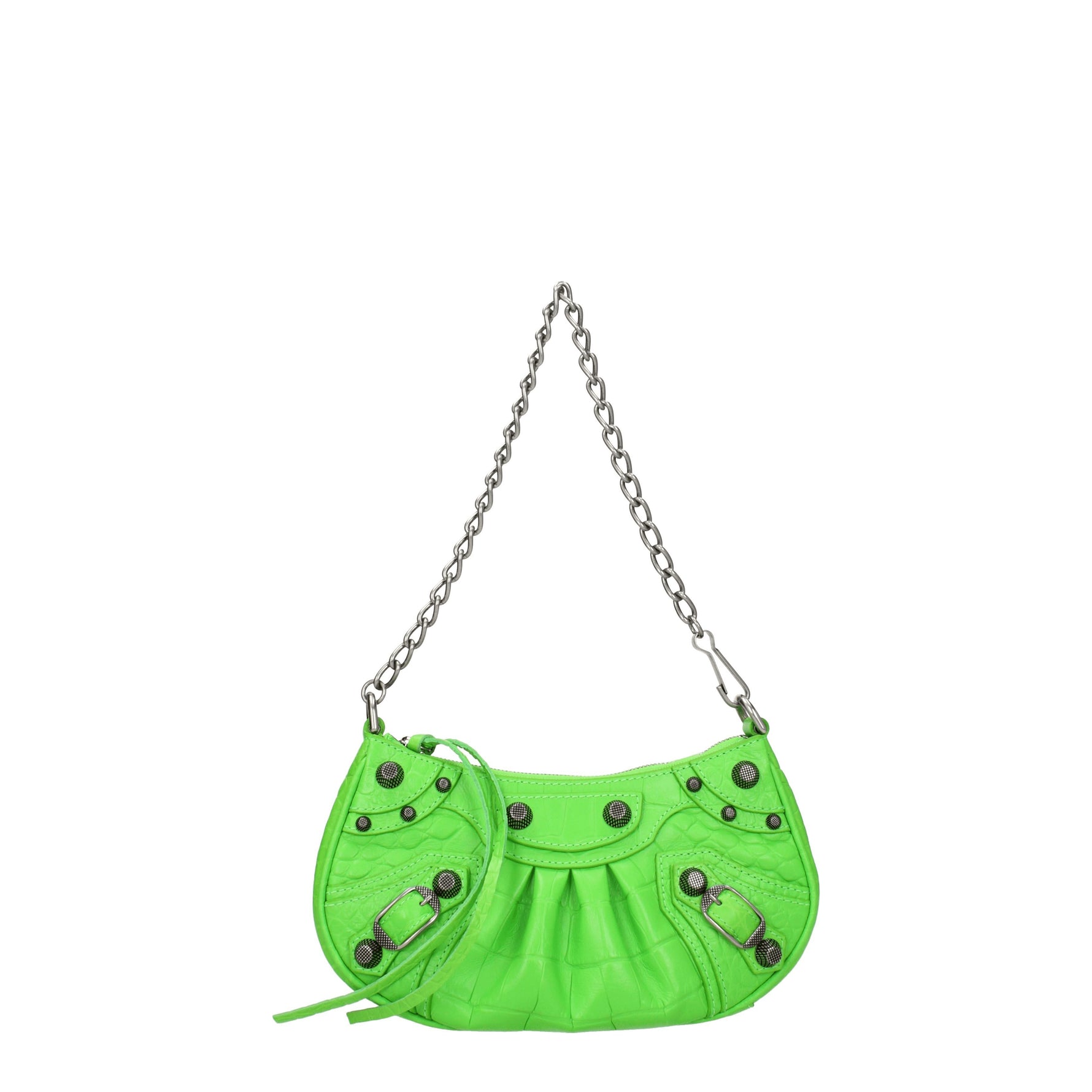 Balenciaga Borse a Spalla le cagole Donna Pelle Verde Verde Acido