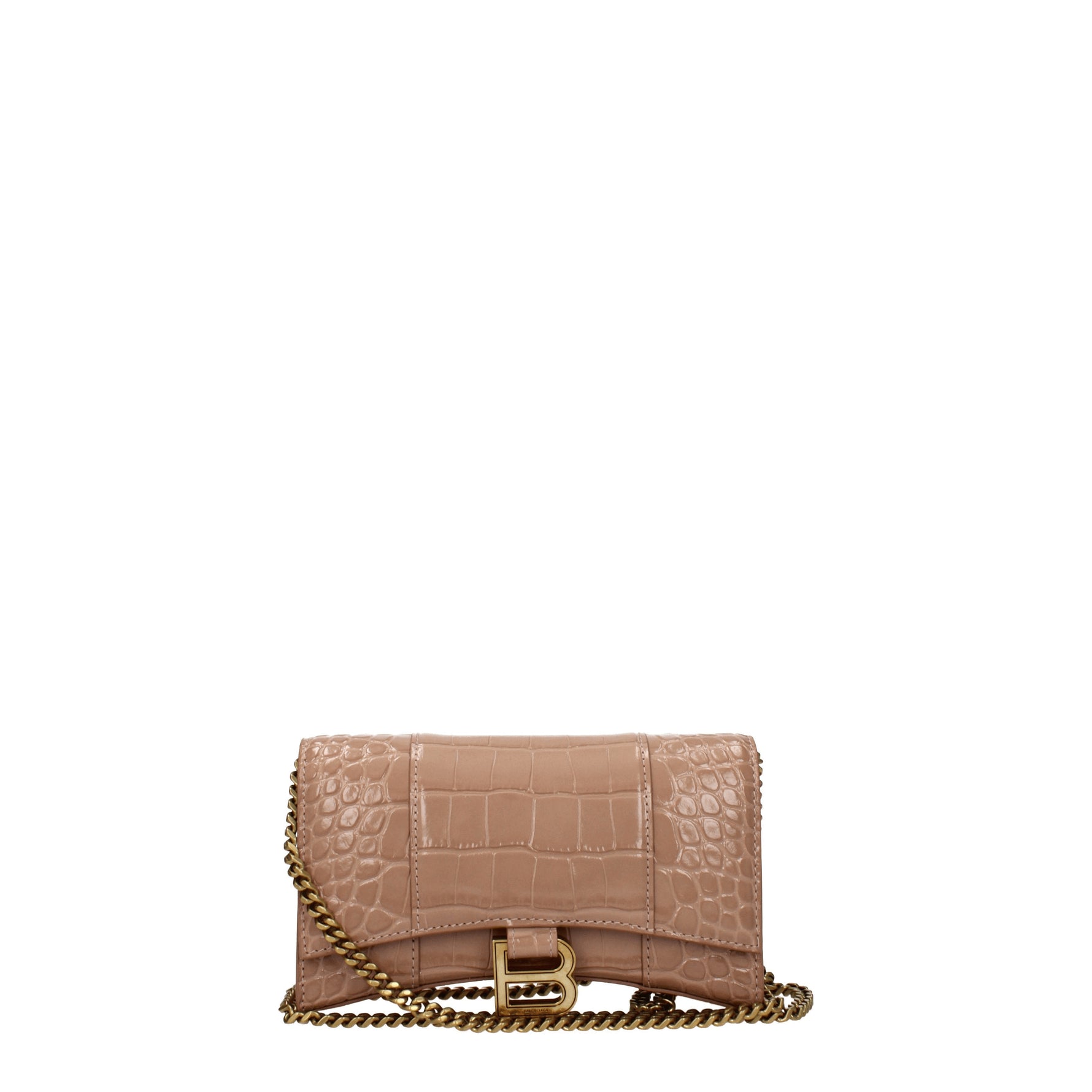 Balenciaga Pochette Donna Pelle Rosa Nudo