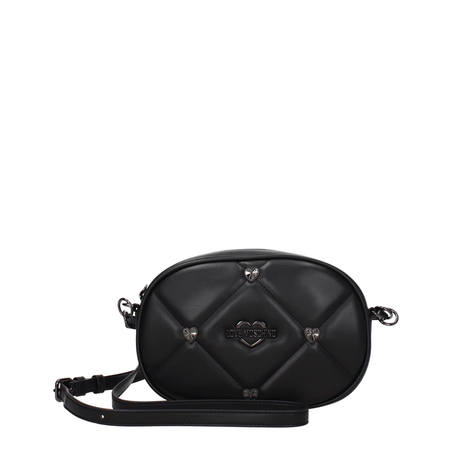 Love Moschino Borse a Tracolla eco friendly Donna Poliuretano Nero