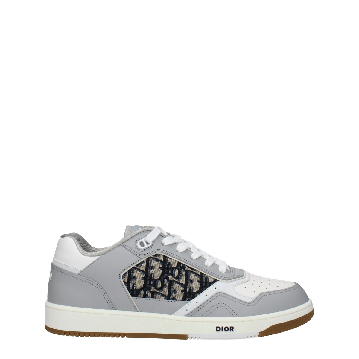 Christian Dior Sneakers Uomo Pelle Grigio Bianco