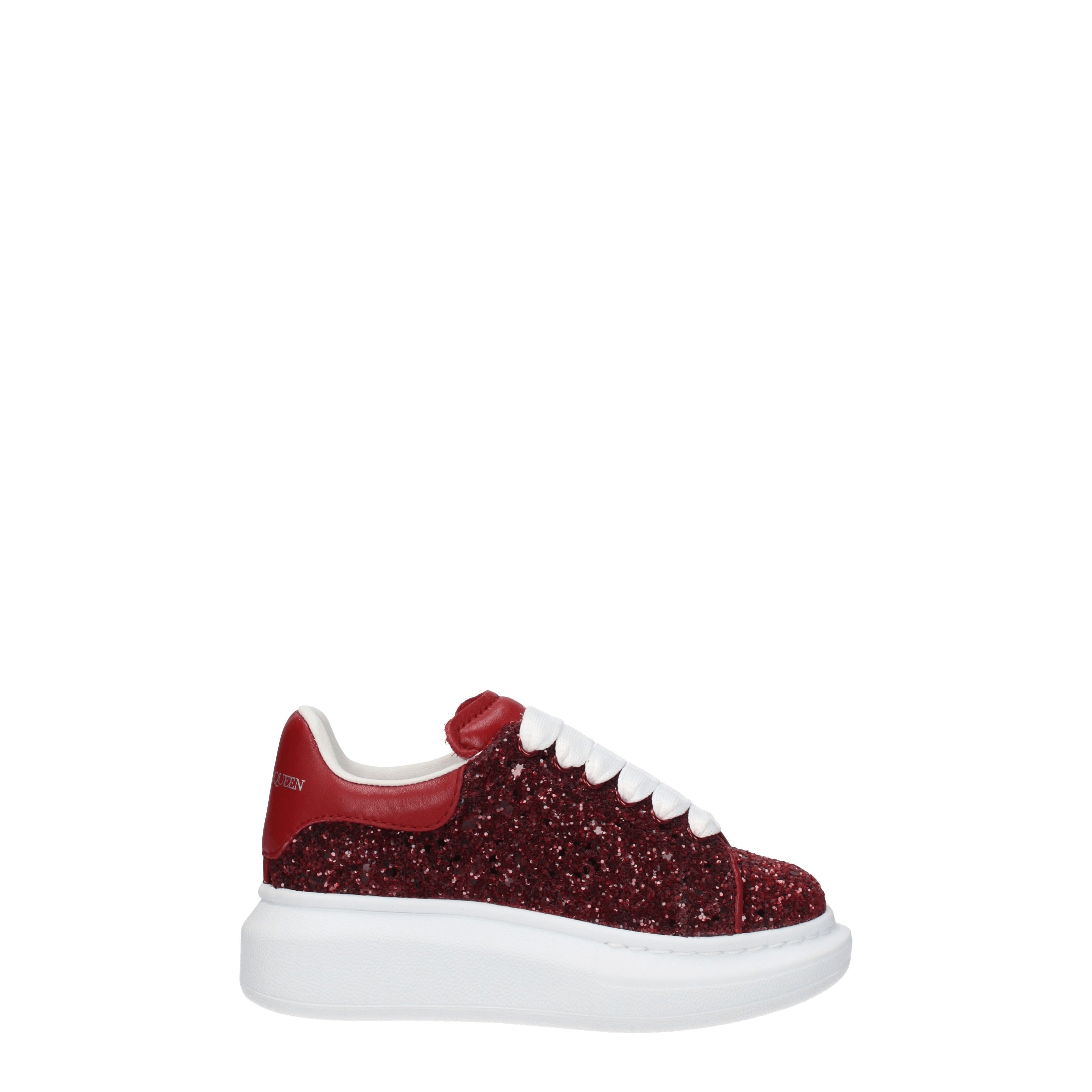 Alexander McQueen Idee regalo Sneakers kids Donna Glitter Rosso Carnation B Exit B Exit top shop online